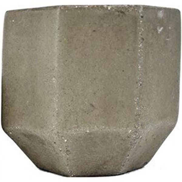 Avera Home Goods Avera Home Goods 256566 5.5 x 5 in. Lightweight Fiber Cement Hexagon Planter - Pack of 2 256566